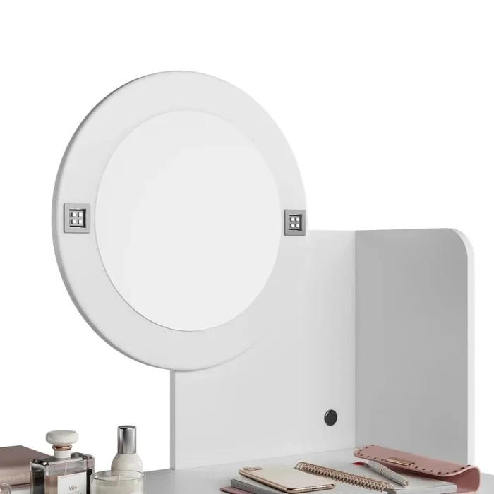 Tocador Espejo Led - Aurea - FIT - Blanco en Blanco - Escritorios, Uruguay | Ecowood, vista 3