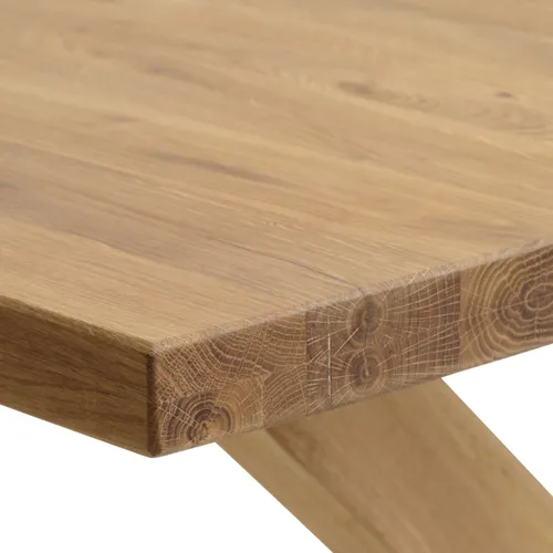 Mesa de comedor GRIBSKOV 100x230 roble en Madera natural - Mesas de comedor, Uruguay | JYSK