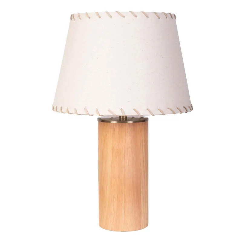 Madera Natural/beige Lámpara de mesa ml en Madera natural - Lámparas de mesa, Uruguay | Le Blanc