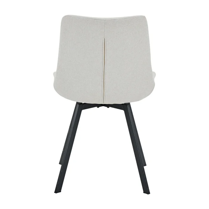 Silla Giratoria Telaio - Tela Rústica - W3 (Beige) en Beige - Butacas, banquetas y puffs, Uruguay | NYR, vista 3