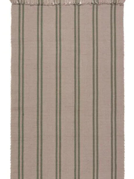Alfombra HEISTARR 70x140 sand/oliva osc en Verde oliva - Textiles, Uruguay | JYSK