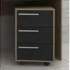 Cajonera 3 cajones con ruedas Blanco - Escritorios y sillas de escritorio, Uruguay | Que Sal Muebleria, vista 3 de 10