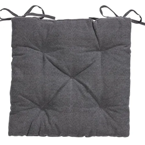 Almohadón de asiento HVITLYNG 40x40x4 gris en Gris - Textiles, Uruguay | JYSK