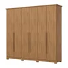Placard 6 Puertas Mdp Natural-beige Leblon en Madera natural - Roperos y placares, Uruguay | Divino, vista 2 de 7