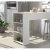 Desayunador con estantes Blanco - Mesas de living, Uruguay | Que Sal Muebleria, vista 5 de 5