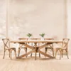 Mesa de comedor Nikolaj en Madera natural - Mesas de comedor, Uruguay | Satec, vista 1 de 8