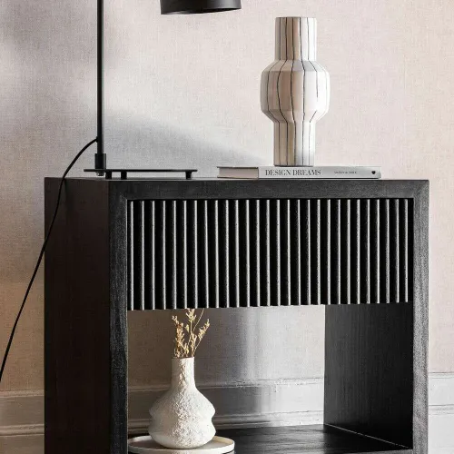 MESA DE LUZ STUDIO - BLACK - Mesas de luz, Uruguay | La Iberica