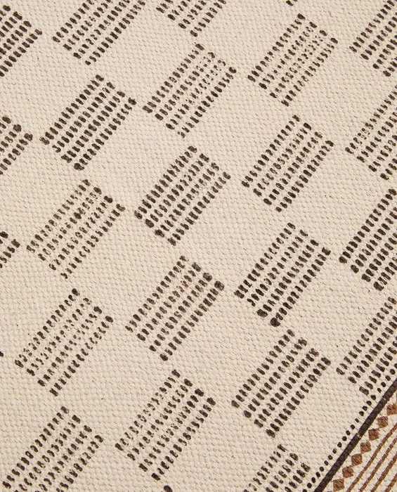 ALFOMBRA ALGODÓN BLOCK PRINT en Beige - Alfombras, Uruguay | Zara Home, vista 7