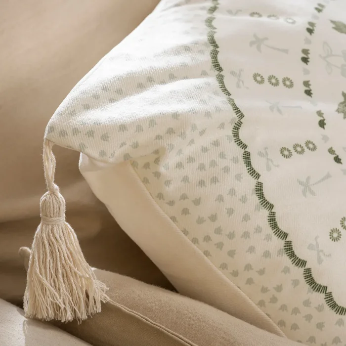 Funda de Almohadón Mandala en Blanco - Textiles, Uruguay | Arredo, vista 2