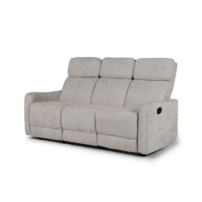 Sofá Pacific (Reclinable) - 3 cuerpos - Tela Microfibra - XHR-15 (Greige) en Beige - Sillones y sofás, Uruguay | NYR, vista 2
