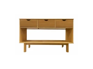 Aparador 3C Mel/gris Linea Nordica en Madera Maciza en Madera natural - Aparadores y recibidores, Uruguay | Quesal, vista 10
