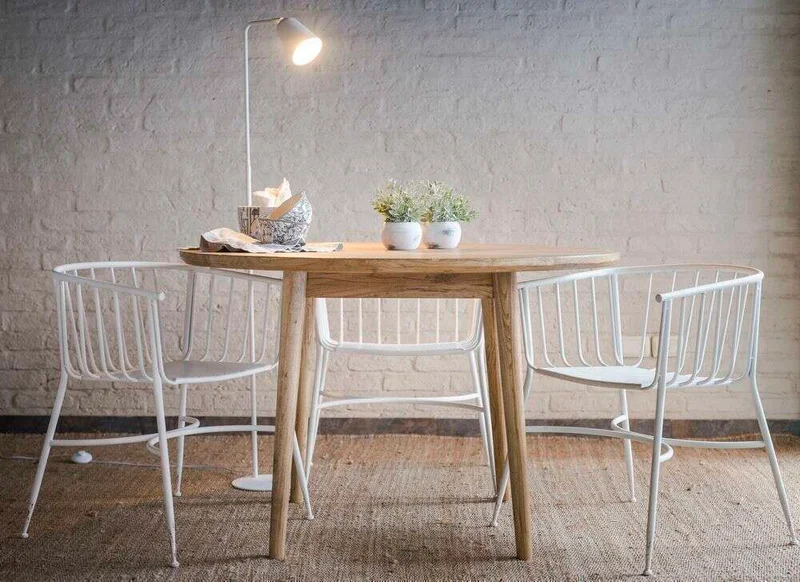 BUTACA / SILLA DE METAL WHITE en Blanco - Sillas, Uruguay | La Iberica, vista 6