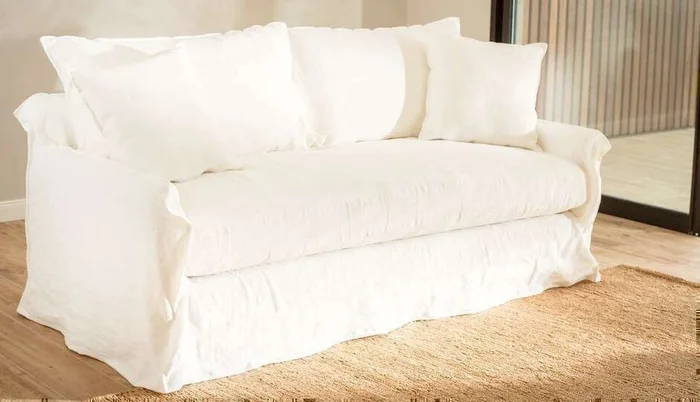 SILLON ALMA LINO BLANCO - 2.08 MTS - Sillones y sofás, Uruguay | La Iberica