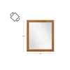 ESPEJO FINESTRA CON MOLDURA PRATA 78 X 90 2816 FN - Bibliotecas, Uruguay | Rosas Hermanos, vista 2 de 3
