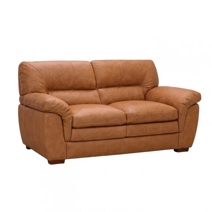 Sillon Livintus 2 Cuerpos Cuero Natural - Miel en Marrón - Sillones y sofás, Uruguay | Rústico Hogar, vista 2