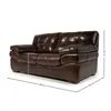 Sofá Trento - Cuero Natural - 2 cuerpos - A fabricar en Marrón - Sillones y sofás, Uruguay | NYR, vista 3 de 3