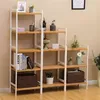 ESTANTERIA 3 TABLAS 45X32X80 CM BAMBOO CON BLANCO en Multicolor - Bibliotecas, Uruguay | Koz, vista 3 de 4