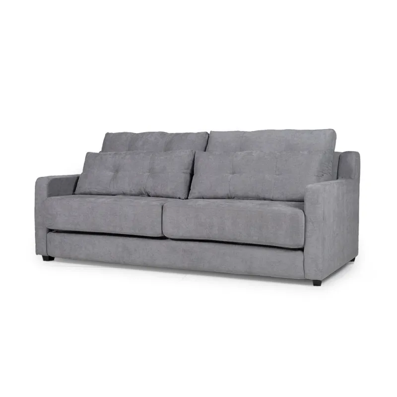 Sofá Cama Nizza - Tela Microfibra - 9250 (Grafito) en Gris - Sillones y sofás, Uruguay | NYR