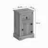 Mesa de luz 1 puerta 1 cajón - Eco - Línea Monterrey - Nogal - Mesas de luz, Uruguay | Ecowood, vista 3 de 5