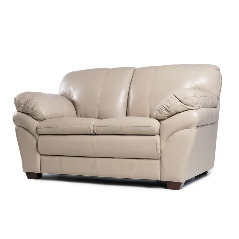 Sofá Gaudi - Cuero Básico - 2 cuerpos - 519 (Beige) en Beige - Sillones y sofás, Uruguay | NYR