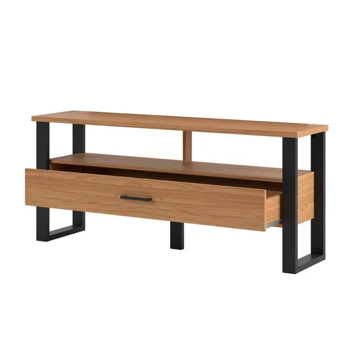 Rack para tv F41 140CM 100% MDF - Linea Factory en Madera natural - Muebles para TV, Uruguay | Balton, vista 6