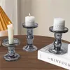 CANDELABRO VIDRIO D8.5/H11.5CM COLOR HUMO en Gris - Velas y Portavelas, Uruguay | Decohogar, vista 3 de 4