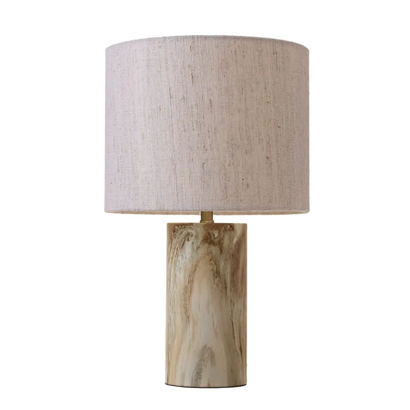 Madera Blanco Lámpara de mesa on en Beige - Lámparas de mesa, Uruguay | Le Blanc