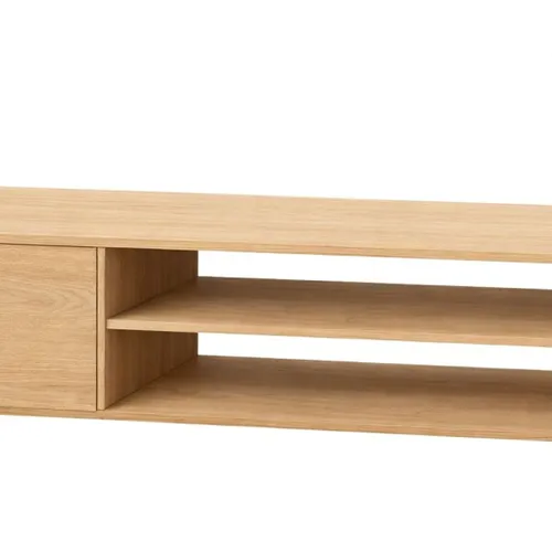 Rack AMBAY 1.35m en Madera natural - Muebles para TV, Uruguay | Finkel