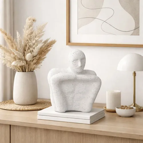 ESCULTURA MAN Blanco Medium - Decoración, Uruguay | Viasono