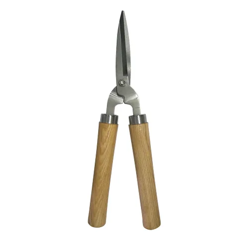 CORTADOR P/JARDIN ACERO INOX MANGO MADERA. 32X11.5CM - Macetas, Uruguay | Decohogar
