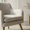 Butaca Melania - Tela Microfibra - C39 (Hielo) en Beige - Butacas, banquetas y puffs, Uruguay | NYR, vista 5 de 7