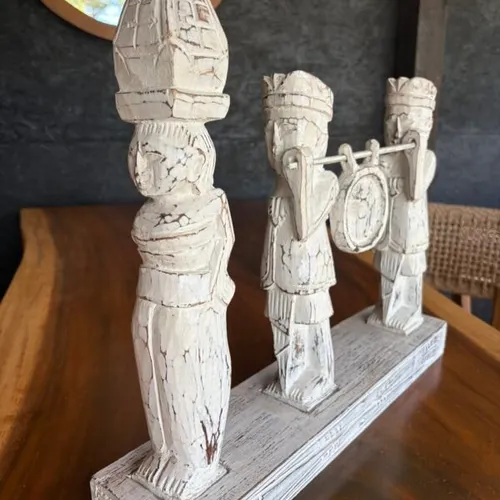 Estatuilla de 3 Guerreros - Decoración, Uruguay | Balihai