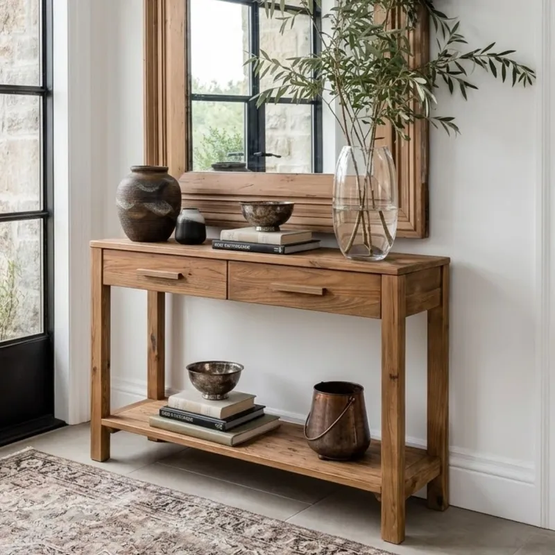 Aparador Linea Rimini en Madera natural - Aparadores y recibidores, Uruguay | La Cueva Muebles