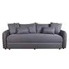 Sofá Cama Tela Gris Arizona Grafito en Gris - Sillones y sofás, Uruguay | Divino, vista 2 de 10