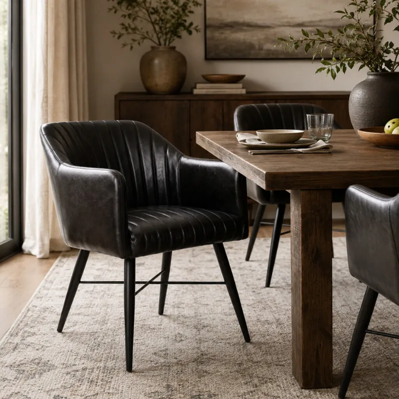 SILLA NIGHT Negro en Negro - Sillas, Uruguay | Viasono