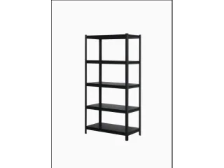 Combo Locker Metálico 2 Puertas Con Llave + Estantería Metálica 5 Estantes en Negro - Sillones y sofás, Uruguay | Que Sal Muebleria, vista 2