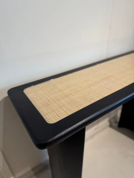 Recibidor curvo con esterilla en Negro - Muebles para TV, Uruguay | FMB, vista 2