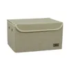 CAJA ORGANIZADOR REC C/TAPA 40X30XH22CM TELA BEIGE en Beige - Canastos, Uruguay | Decohogar, vista 1 de 2