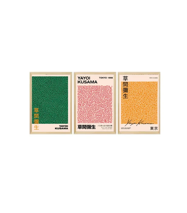 Kit 3 Cuadros - Yayoi Kusama Colores - 40 x 60 en 40 x 60 - Berna Home Ir al contenido Buscar USD 0,00 0 Carrito Muebles Aparadore - Decoración de pared, Uruguay | Berna home