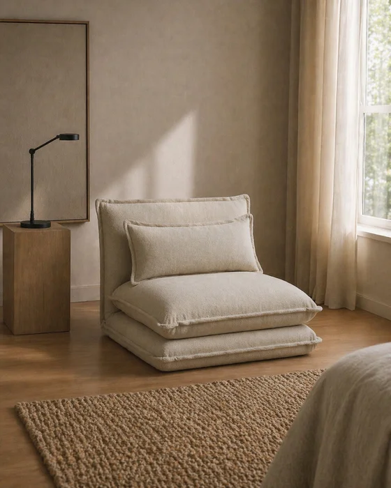 Sillon Cama Zen Beige en Beige - Sillones y sofás, Uruguay | Samic
