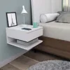 Mesa de Luz Flotante 1 cajón - Clean en Blanco - Mesas de luz, Uruguay | Delta Center, vista 1 de 8