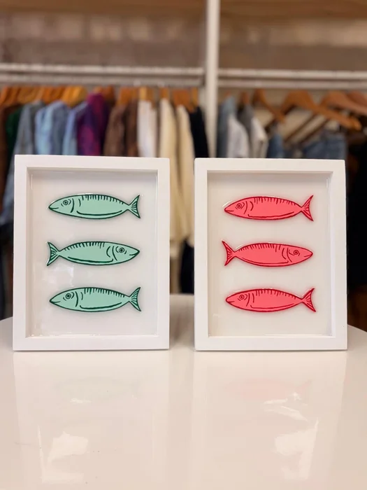 Cuadro Sardinas - Cuadros, Uruguay | Bravo, vista 2