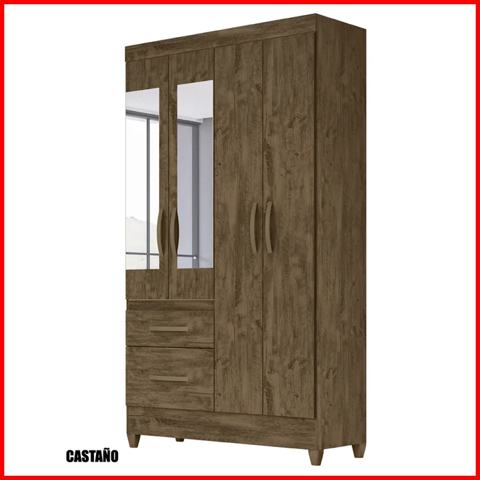 Placard 4 puertas – Madri 852.8 - Roperos y placares, Uruguay | Punto Unión, vista 3