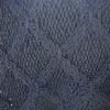 THROW TEJIDO A MANO ACRILICO DIAMOND KNIT AZUL MARINO en Azul - Textiles, Uruguay | Sentido Jose Ignacio, vista 1 de 2