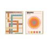 Kit 2 Cuadros - Bauhaus Colores - 40 x 60 - Decoración de pared, Uruguay | Berna home, vista 1 de 4