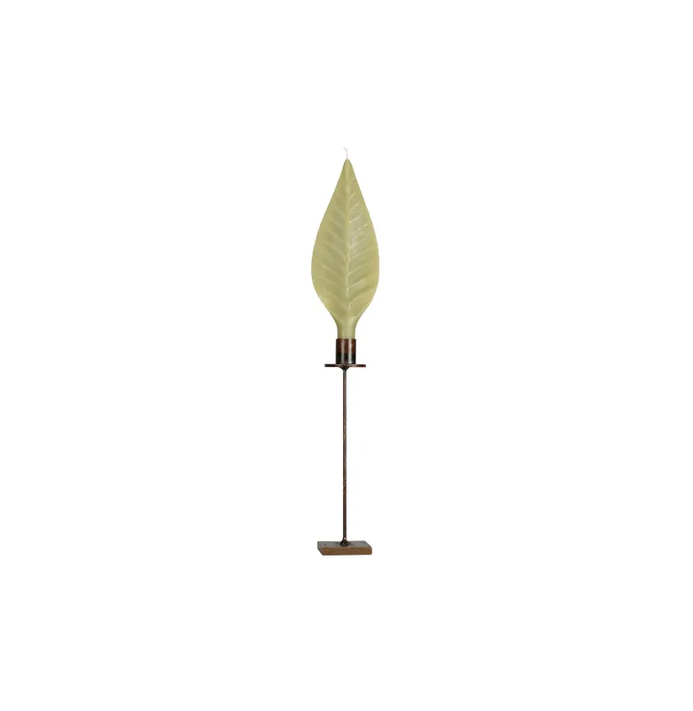 VELA CERABELLA HOJA en Verde - Velas y Portavelas, Uruguay | Masinfinito Casa
