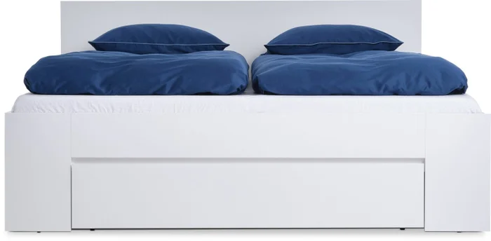Estructura cama LIMFJORDEN King 180x200 3 cajones blanco en Blanco - Dormitorio, Uruguay | JYSK, vista 2
