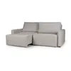 Sofá Cama Noronha - Tela Microfibra - TC1009 (Plata) en Gris - Sillones y sofás, Uruguay | NYR, vista 4 de 8