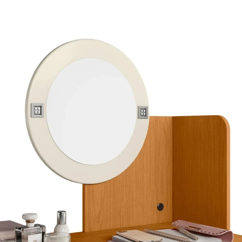 Tocador Espejo Led - Aurea - FIT - Marrón en Marrón - Escritorios, Uruguay | Ecowood, vista 3