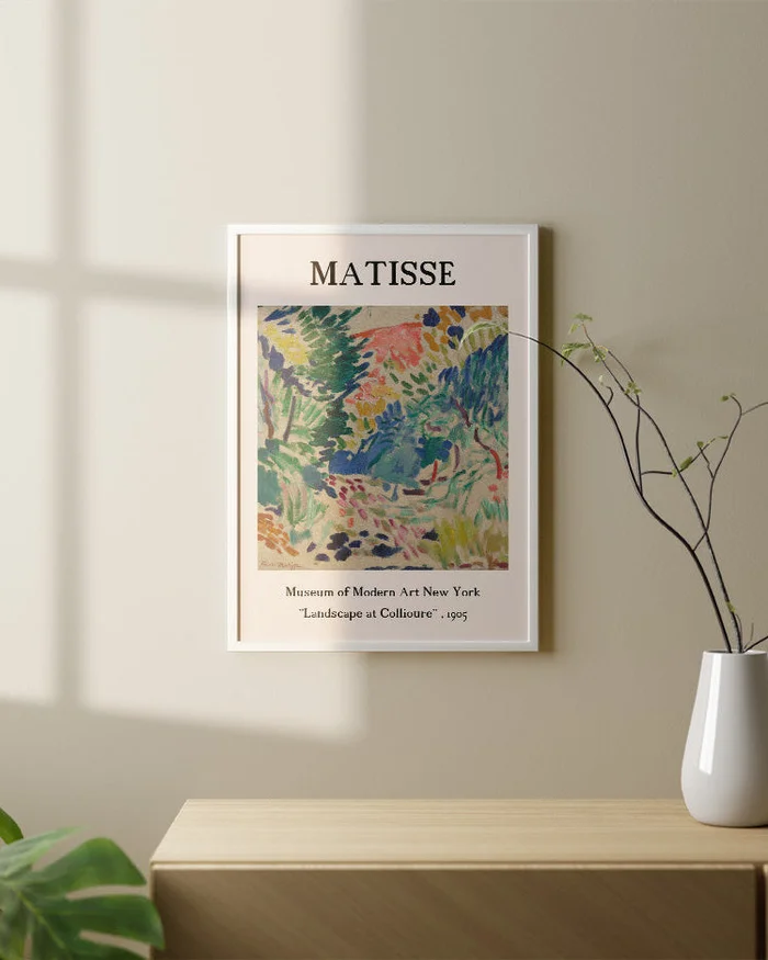 Henri Matisse - Landscape at Collioure en Multicolor - Láminas, Uruguay | La Cuadrería, vista 2